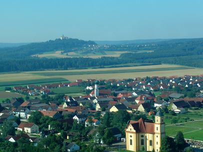 Luftbild Ortsansicht von Zöbingen 