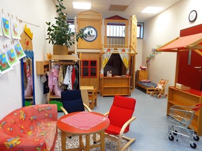 Rollenspielzimmer des katholischen Kindergartens Zipplingen