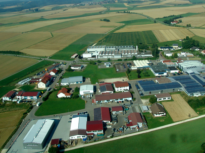 Luftbild Gewerbegebiet Unterschneidheim