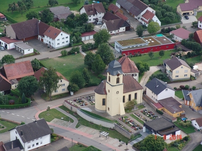 Luftbild Dorfmitte Nordhausen
