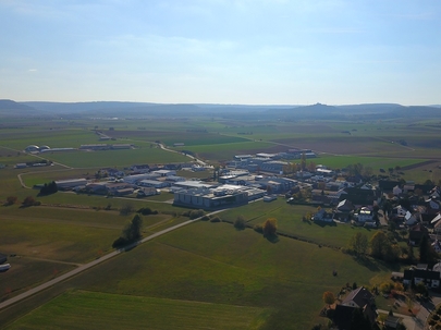 Luftbild Gewerbegebiet Unterschneidheim
