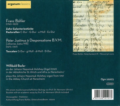 CD-Hülle Rückseite
